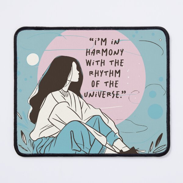 Item preview, I'm in Harmony with the rhythm of the universe. Affirmations daily designed and sold by caracoldepapel.