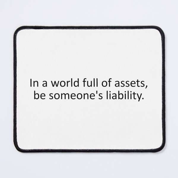 Item preview, Liability in a World of Assets designed and sold by CorporateBear.