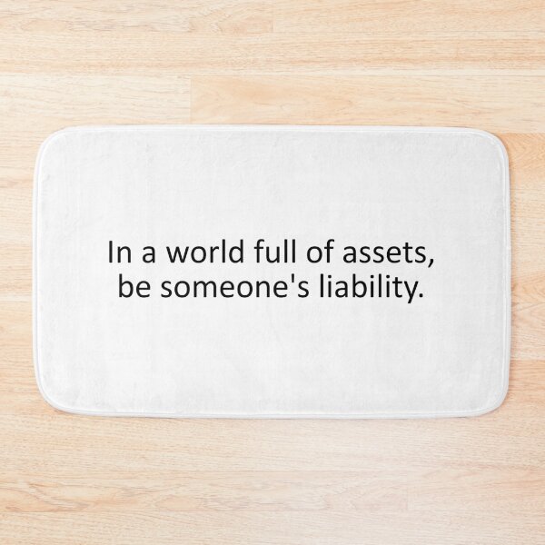 Item preview, Liability in a World of Assets designed and sold by CorporateBear.