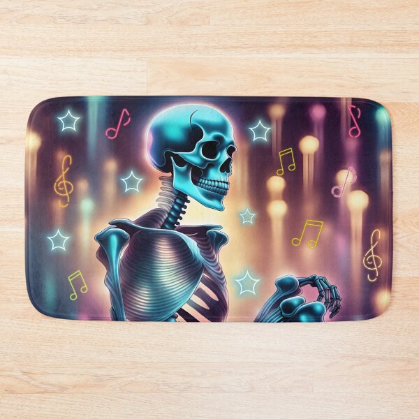 Item preview, Neon skeleton and music designed and sold by Artbellachi.