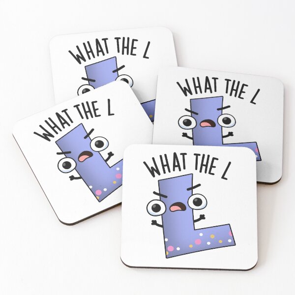 Item preview, What The L Funny Letter L Pun  designed and sold by punnybone.