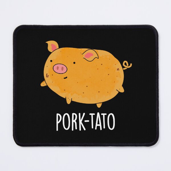 Item preview, Pork-tato Funny Potato Pun (Dark BG) designed and sold by punnybone.