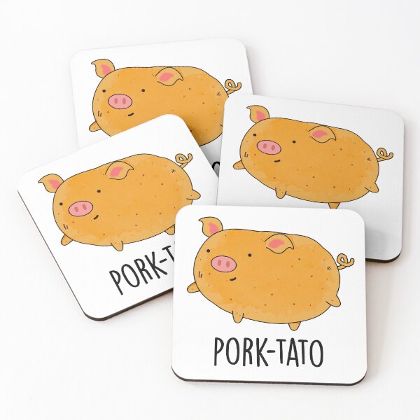 Item preview, Pork-tato Funny Potato Pun  designed and sold by punnybone.