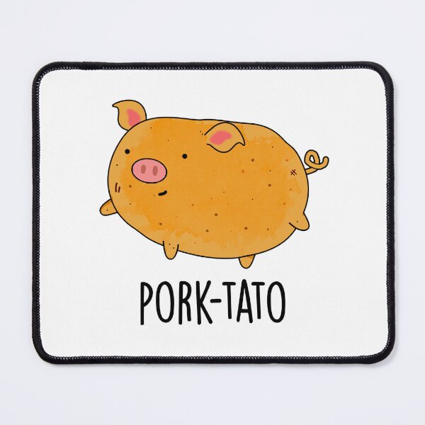 Item preview, Pork-tato Funny Potato Pun designed and sold by punnybone.