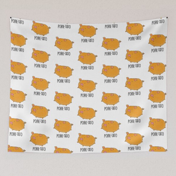 Item preview, Pork-tato Funny Potato Pun  designed and sold by punnybone.