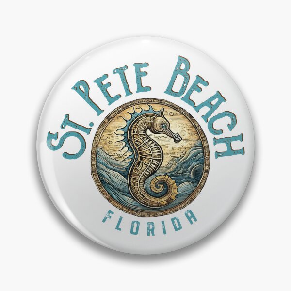 Item preview, St. Pete Beach Florida Seahorse Nautical Design designed and sold by Futurebeachbum.