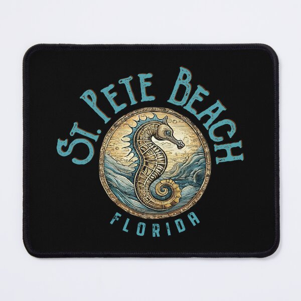 Item preview, St. Pete Beach Florida Seahorse Nautical Design designed and sold by Futurebeachbum.