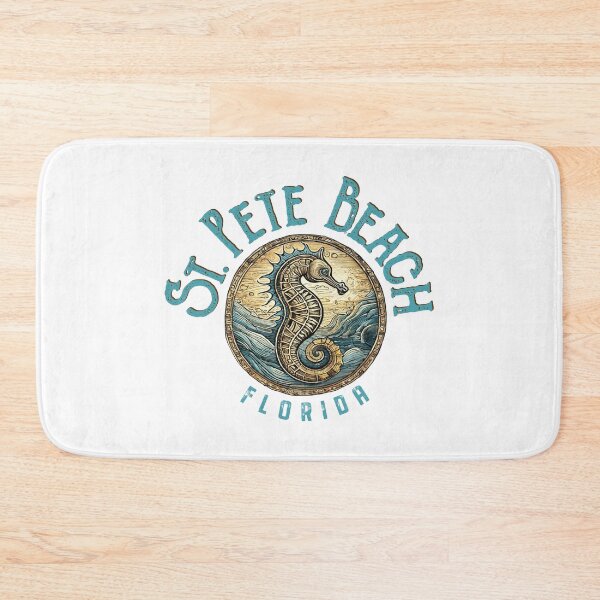Item preview, St. Pete Beach Florida Seahorse Nautical Design designed and sold by Futurebeachbum.
