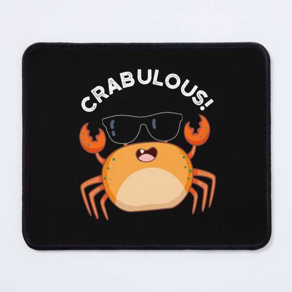 Item preview, Crabulous Funny Crab Pun (Dark BG) designed and sold by punnybone.
