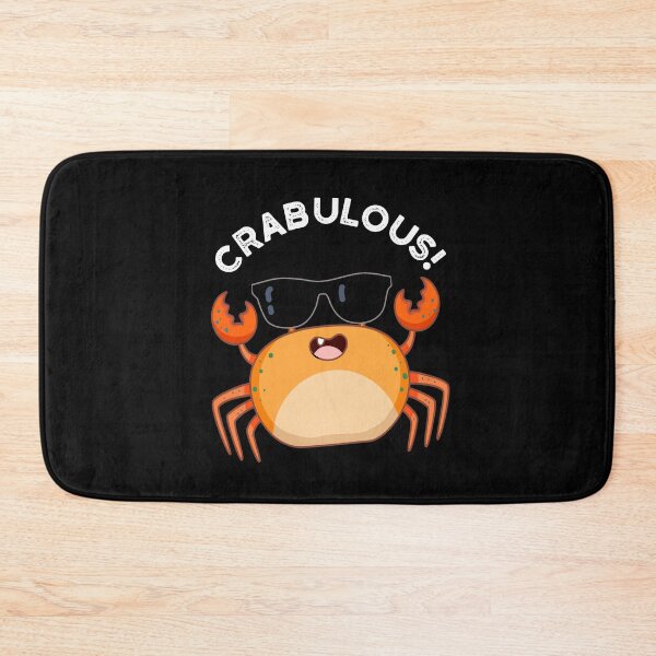 Item preview, Crabulous Funny Crab Pun (Dark BG) designed and sold by punnybone.