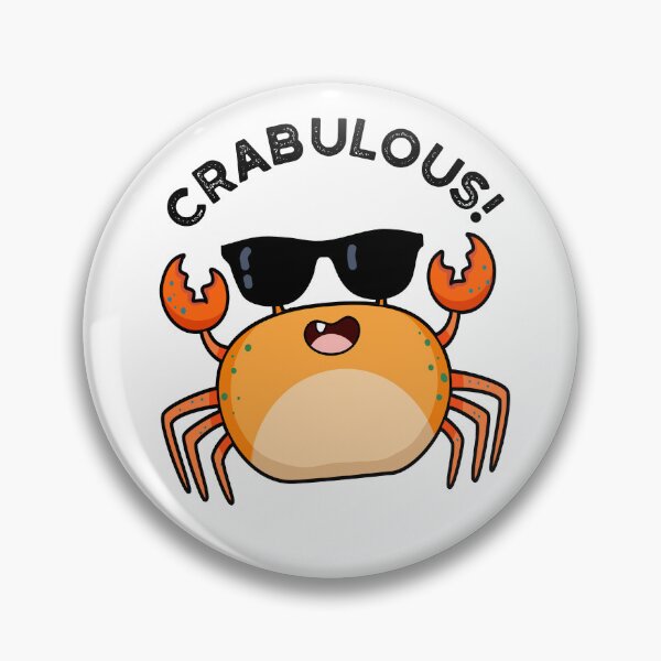 Item preview, Crabulous Funny Crab Pun  designed and sold by punnybone.