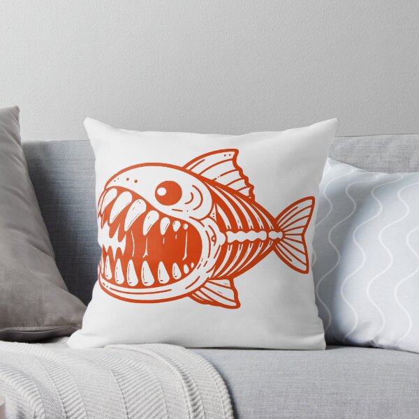 Item preview, Red the Monster Fish designed and sold by artcreatedbybill.
