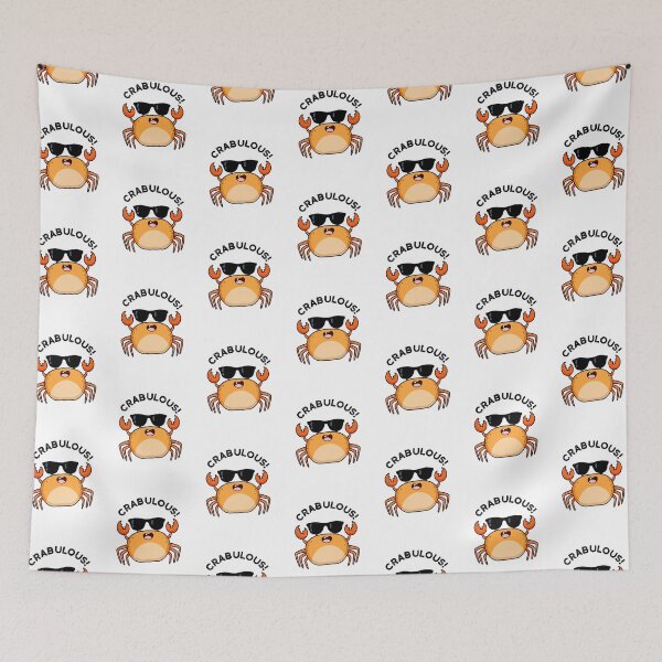 Item preview, Crabulous Funny Crab Pun  designed and sold by punnybone.