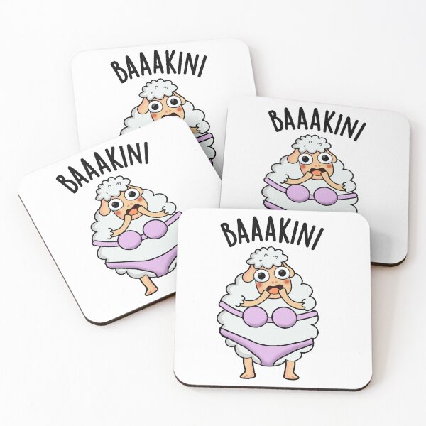 Item preview, Baa-kini Funny Bikini Pun  designed and sold by punnybone.