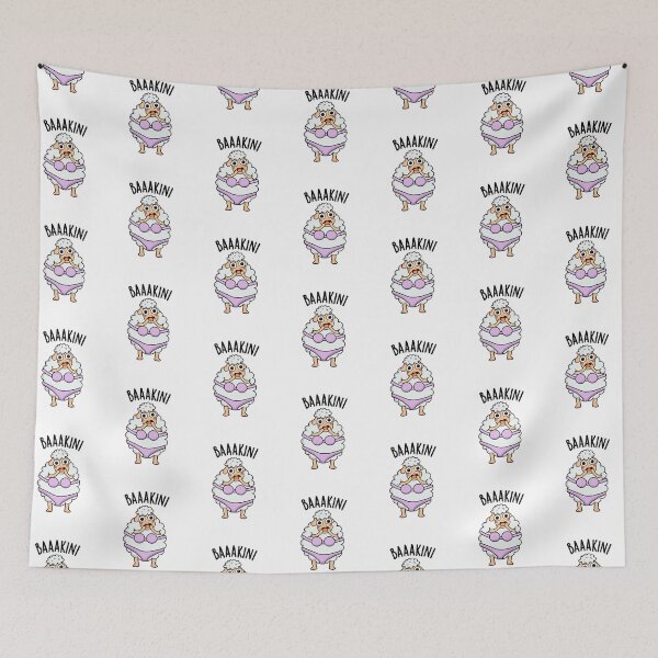 Item preview, Baa-kini Funny Bikini Pun  designed and sold by punnybone.