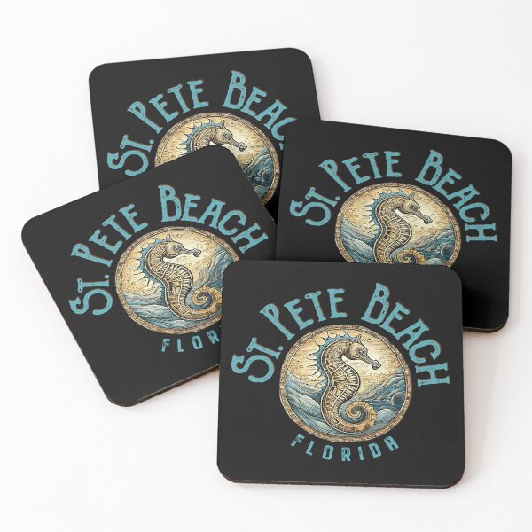 Item preview, St. Pete Beach Florida Seahorse Nautical Design designed and sold by Futurebeachbum.