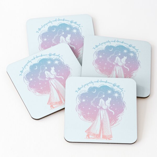 Item preview, I attract prosperity and abundance effortlessly. Affirmations daily designed and sold by caracoldepapel.