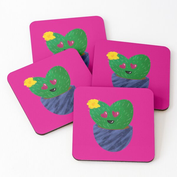 Item preview, Heart Eyes Cactus designed and sold by Pixel and Paintbrush.