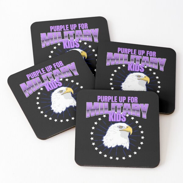 Item preview, Purple up for Military Kids designed and sold by 87-Aesthetics.