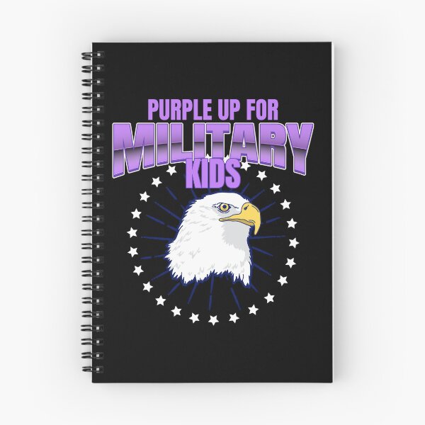 Item preview, Purple up for Military Kids designed and sold by 87-Aesthetics.