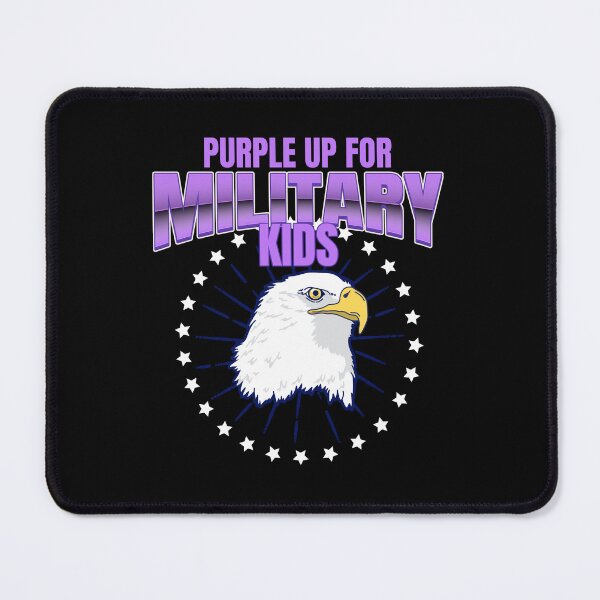 Item preview, Purple up for Military Kids designed and sold by 87-Aesthetics.