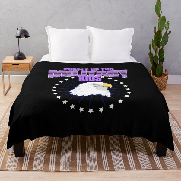 Item preview, Purple up for Military Kids designed and sold by 87-Aesthetics.