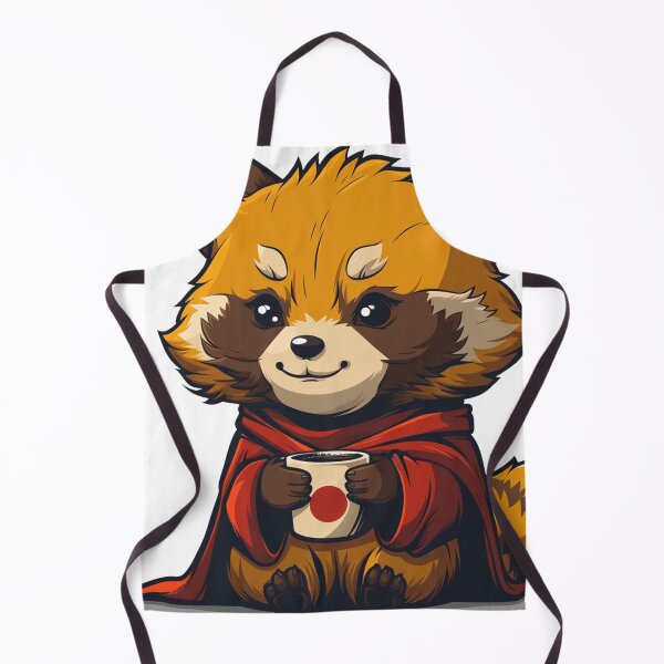 Item preview, Monk Robe Red Panda with Sunrise Sip designed and sold by dungeonwarriors.