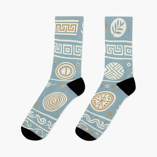 Item preview, Light Blue Ancient Greece symbols designed and sold by PinUpPizzazz.