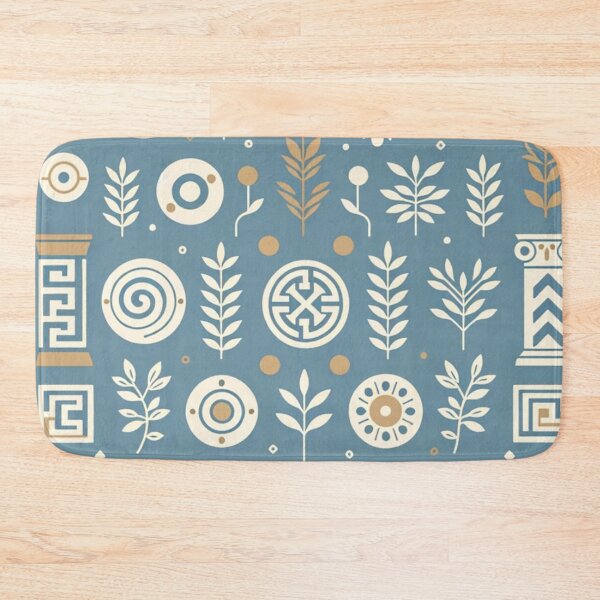 Item preview, Light Blue Ancient Greece Symbols designed and sold by PinUpPizzazz.