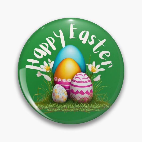Item preview, Easter Eggs in A Nest- happy Easter designed and sold by Modern-Tropical.
