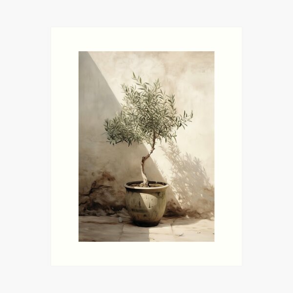 Item preview, Olive Tree Mediterranean No.1 designed and sold by MadeleineBates.