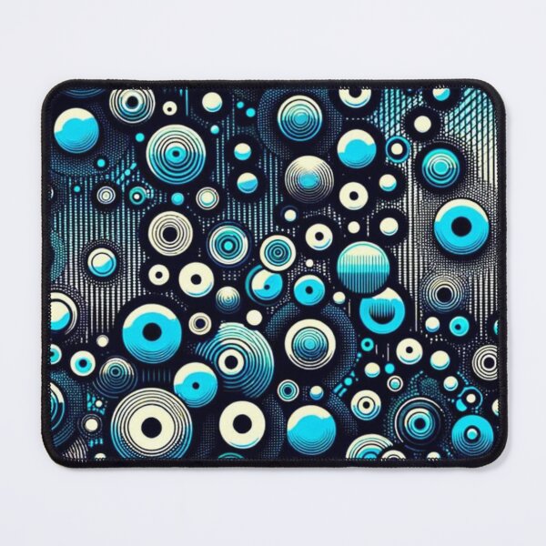 Item preview, Abstract Circles in all directions Blue tint designed and sold by Blessinger77.