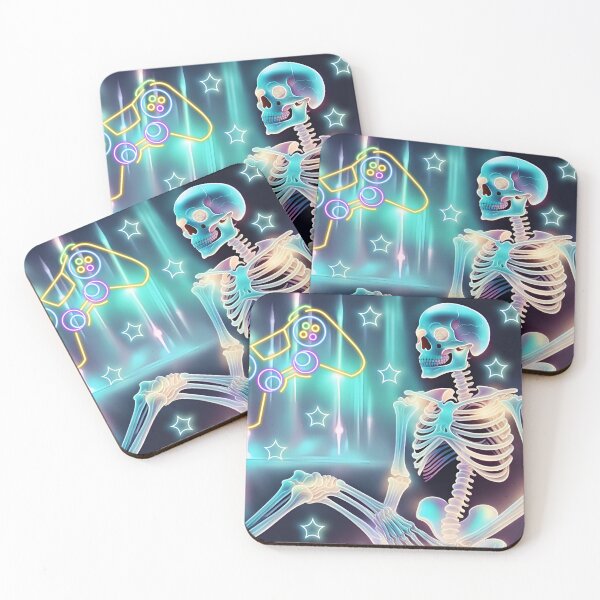 Item preview,  Futuristic gamer skeleton designed and sold by Astralia.