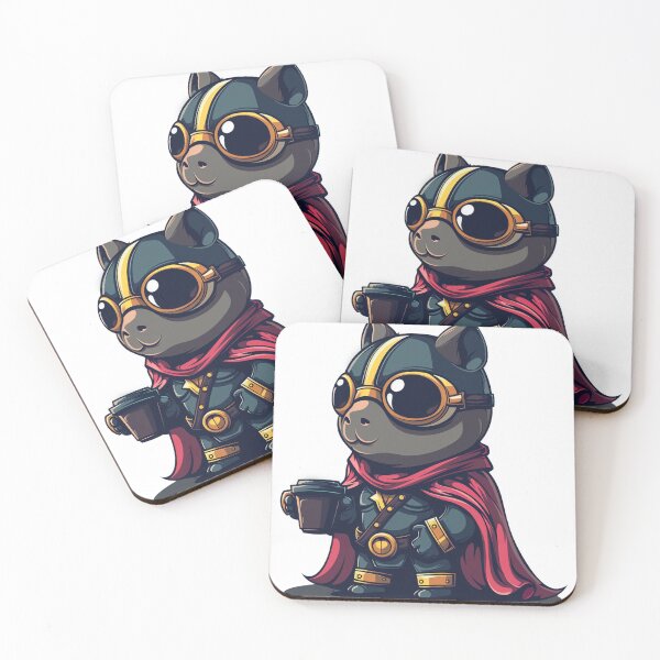 Item preview, Aviator Squirrel with Spiced Coffee designed and sold by dungeonwarriors.