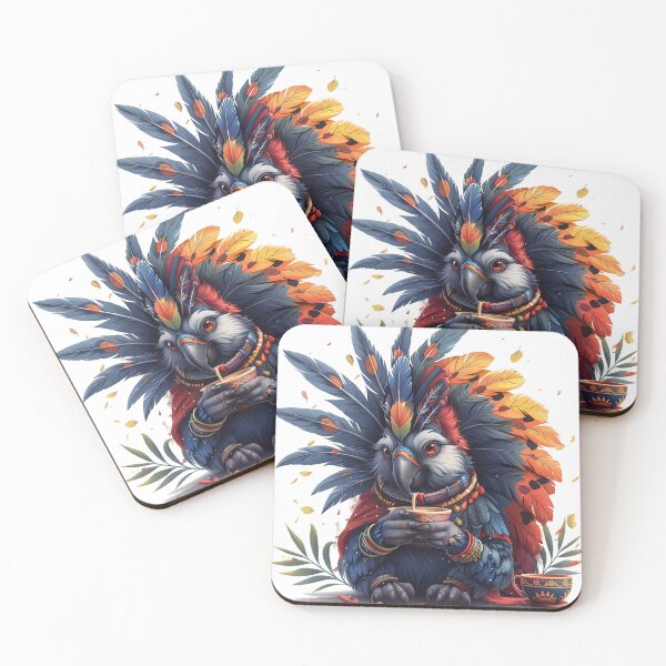 Item preview, Majestic Macaw with Chai Splendor designed and sold by dungeonwarriors.