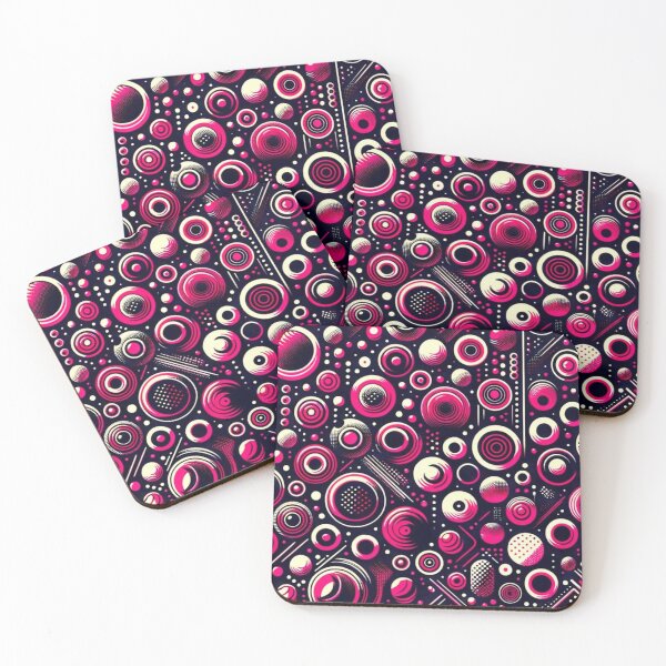 Item preview, Abstract Circles in all directions Pink shade designed and sold by Blessinger77.