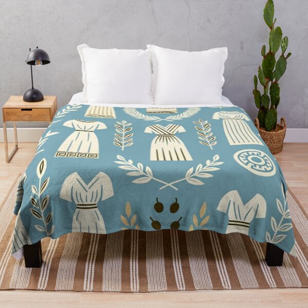 Item preview, Light Blue Ancient Greece-Inspired Symbols designed and sold by PinUpPizzazz.