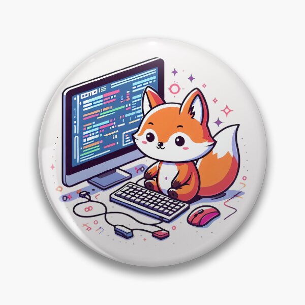 Item preview, The Programming Fox: A Journey to the Heart of the Code designed and sold by Redwal15.