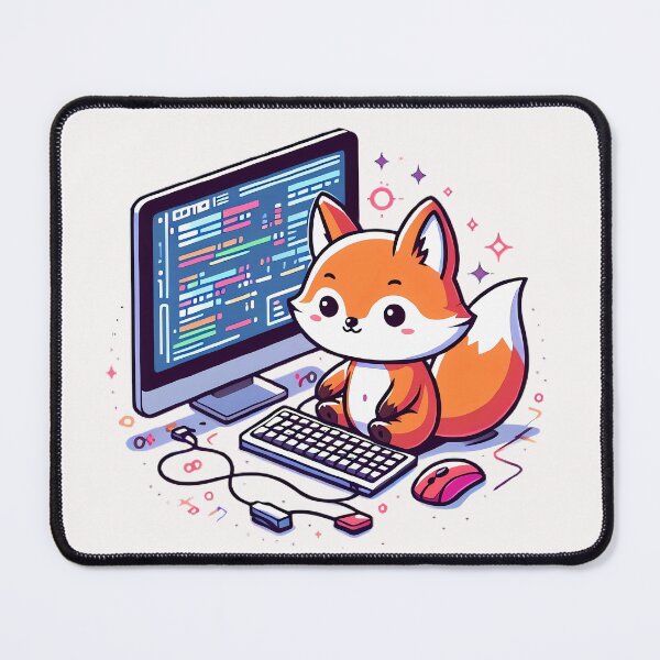 Item preview, The Programming Fox: A Journey to the Heart of the Code designed and sold by Redwal15.