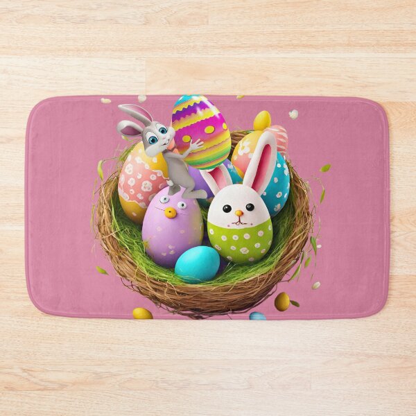 Item preview, Copy of Easter Eggs in A Nest- happy Easter designed and sold by Modern-Tropical.