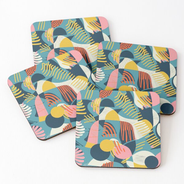 Item preview, Stylish Mid Century Geometric Textile Designs designed and sold by Tamas Das.