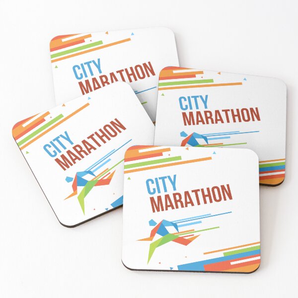 Aperçu de l'œuvre ville marathon rapide heureux créée et vendue par danielgarmon968.