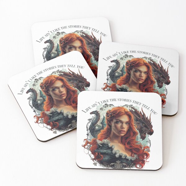 Item preview,  Damsel mythology. Princess. Vivarium Fantasy animals mythical and red-haired girl. Damsel mythology designed and sold by Anastasiia Yurevych.