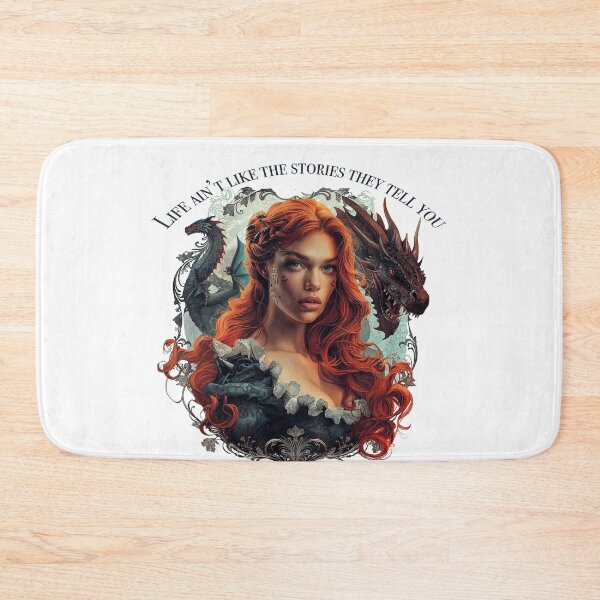 Item preview,  Damsel mythology. Princess. Vivarium Fantasy animals mythical and red-haired girl. Damsel mythology designed and sold by Anastasiia Yurevych.