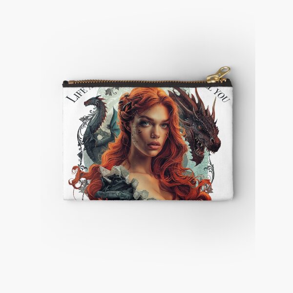 Item preview,  Damsel mythology. Princess. Vivarium Fantasy animals mythical and red-haired girl. Damsel mythology designed and sold by Anastasiia Yurevych.
