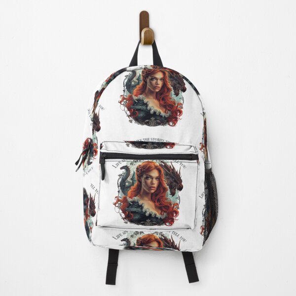 Item preview,  Damsel mythology. Princess. Vivarium Fantasy animals mythical and red-haired girl. Damsel mythology designed and sold by Anastasiia Yurevych.