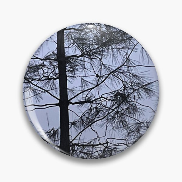 Item preview, Tree with sparse needles against blue sky designed and sold by ClaudiasCousin.