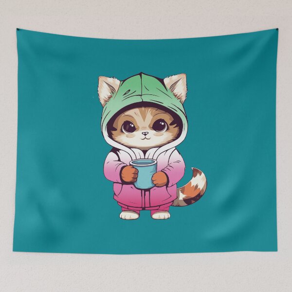 Item preview, Cute Abrosexual Pride Flag Cat, Subtle Abrosexual  Kawaii Cat Design designed and sold by Travelslightly.