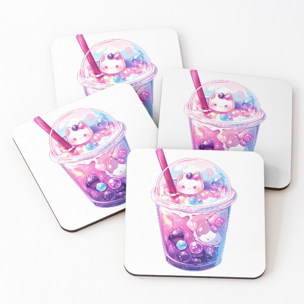 Item preview, Mochi Cats Jelly Bubble Tea  designed and sold by FigmaCreations.
