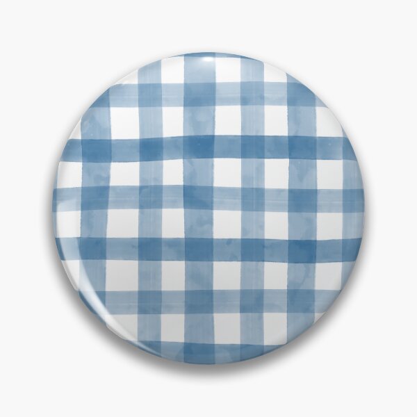 Item preview, Indigo Blue Watercolor Gingham Plaid Check Seamless Pattern designed and sold by owliedesign.